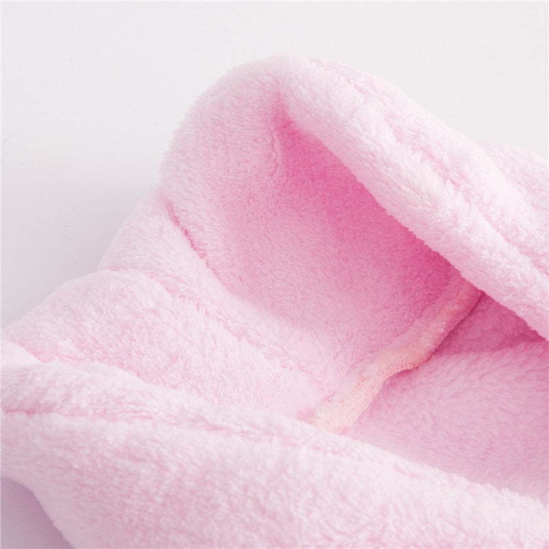 Baby scarf bathrobe 2 sets