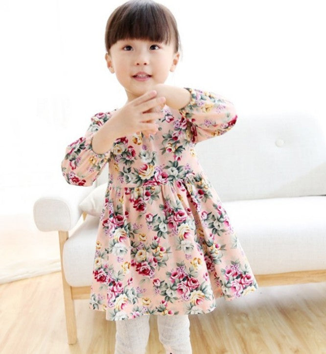 Floral jumpsuit for babies