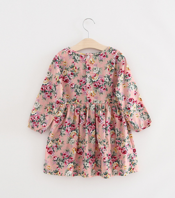 Floral jumpsuit for babies