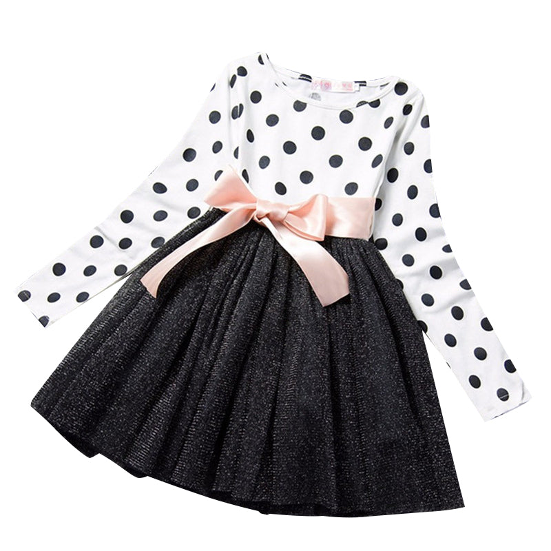 Floral print princess dress
