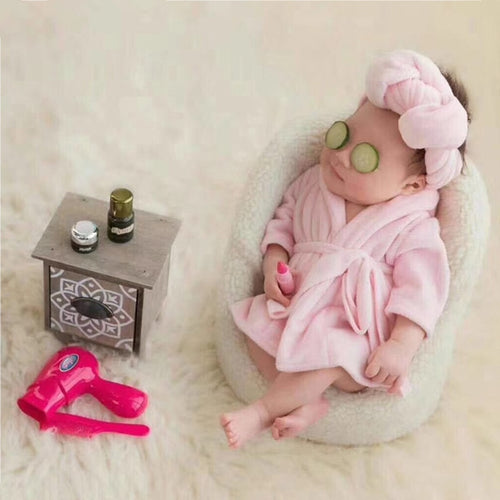 Baby scarf bathrobe 2 sets