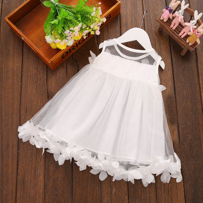 Lace shawl floral dress